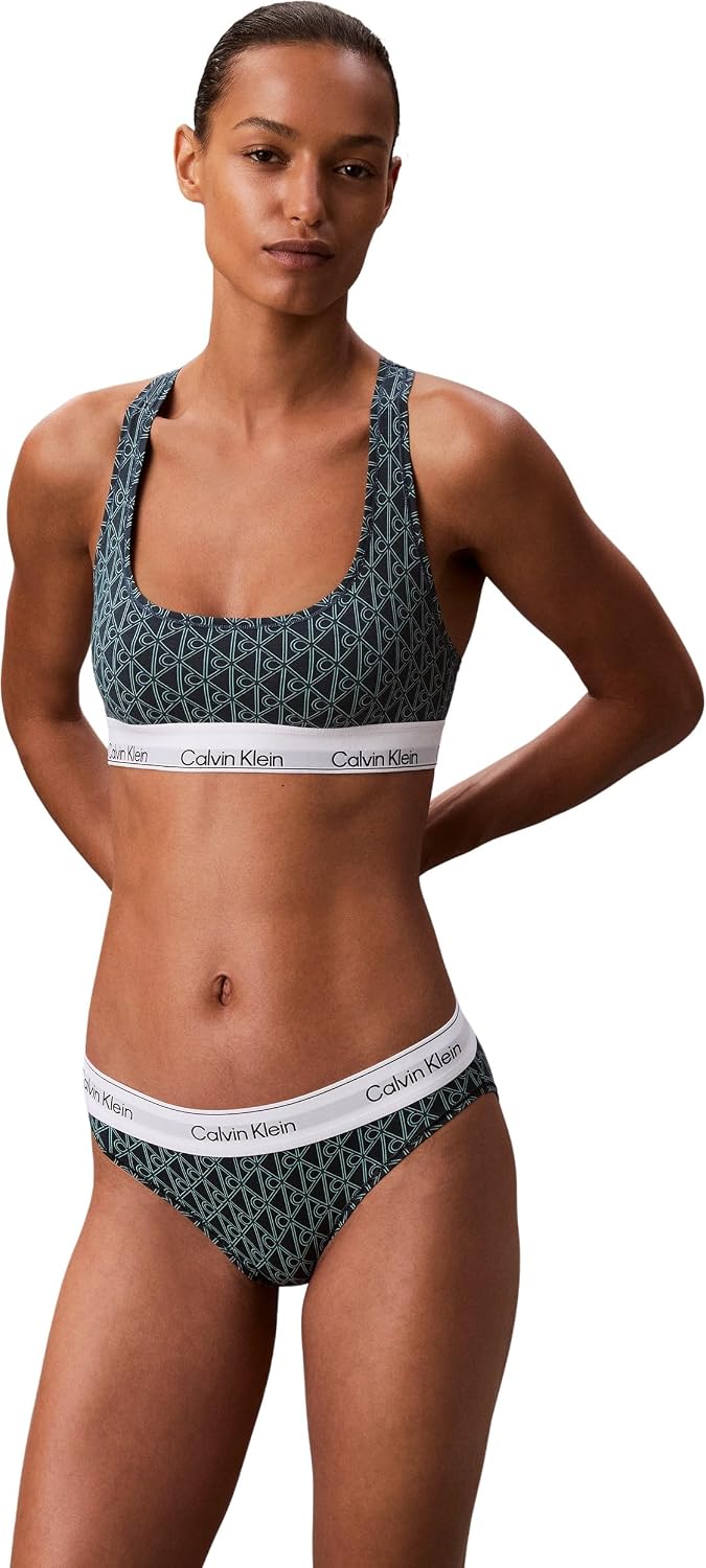 Detalle de Calvin Klein Women’s Unlined Bralette with Logo Underband