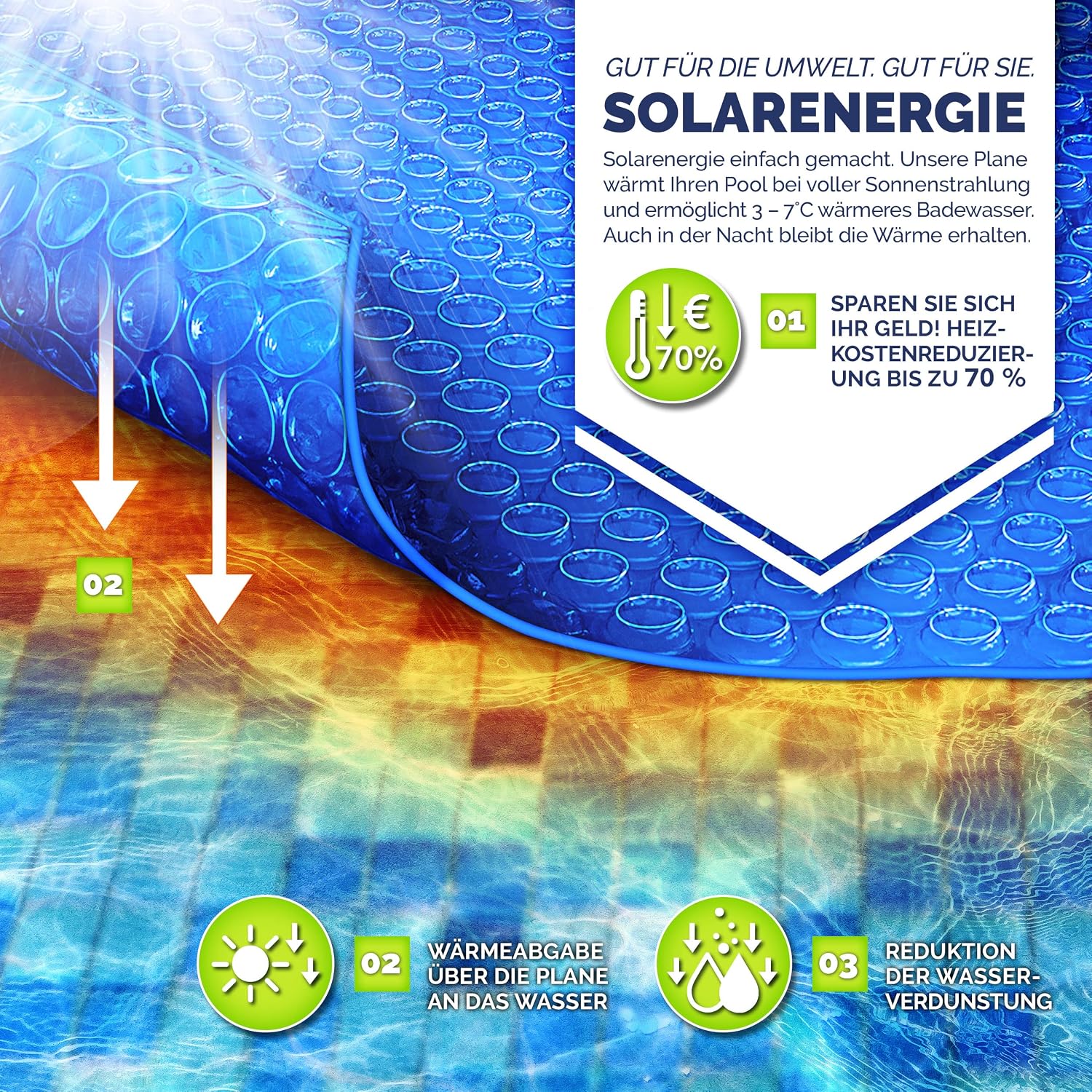 Thumbnail 6 de tillvex TVPF zonnefolie voor zwembad, 120 µm, 700 x 400 cm, op maat te knippen