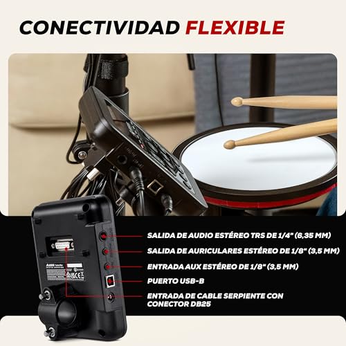 Thumbnail 8 de Alesis Turbo Max: batería electrónica todo en uno para empezar a tocar sin ruido