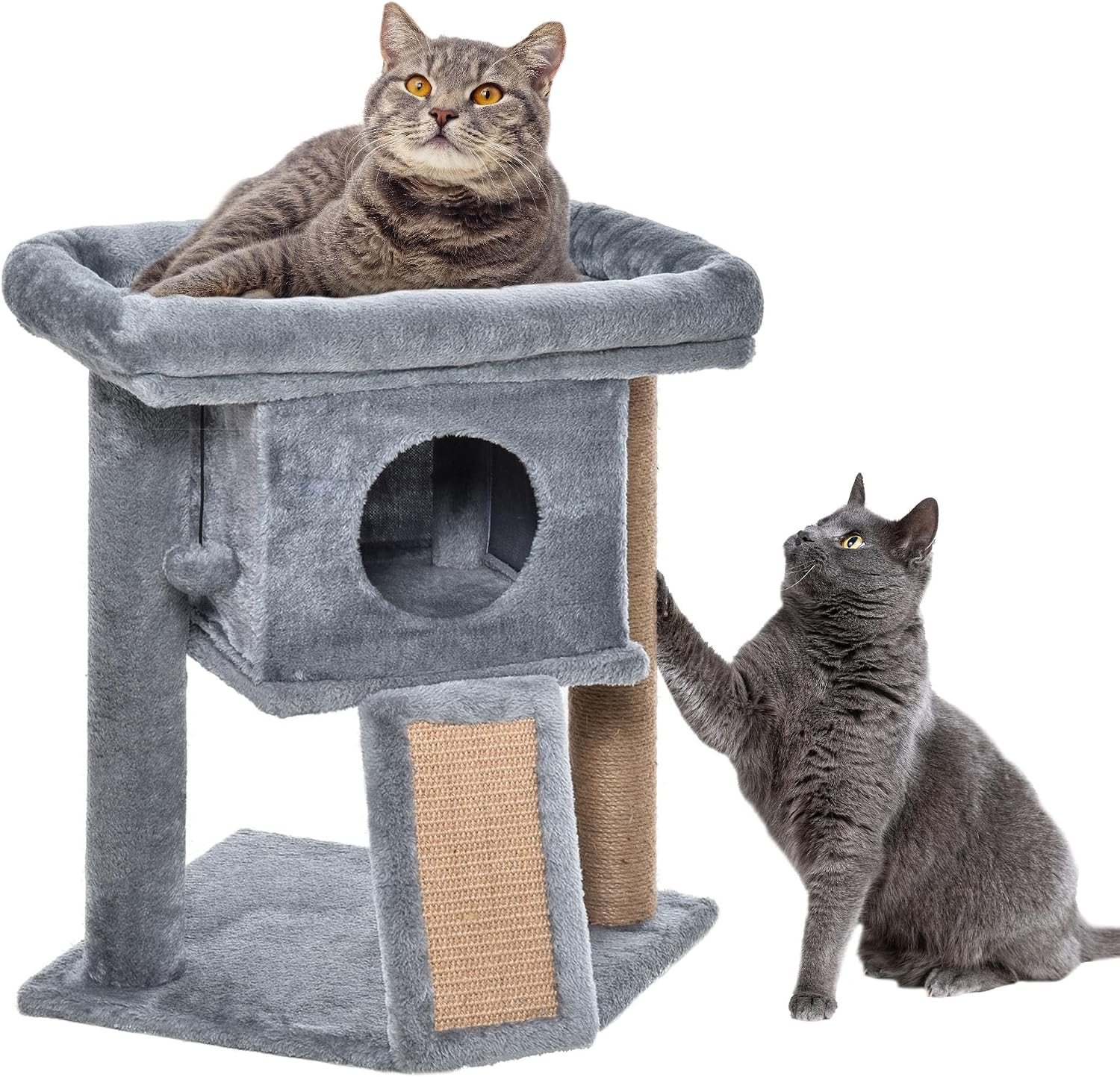 Detalle de PawHut Arbre à Chat Tour de Jeux