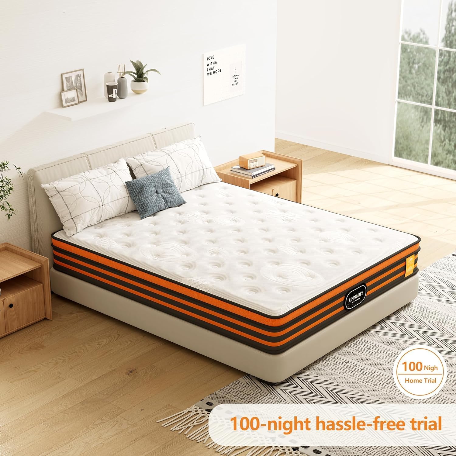 Thumbnail 5 de SCEPKN 4FT6 Double Mattress 135x190cm Double bed mattress