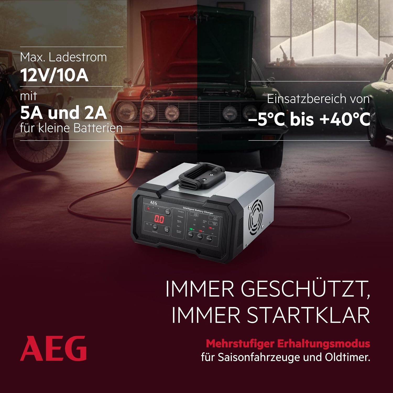 Thumbnail 4 de AEG CW10 Batterieladegerät 6/12 V 10 A