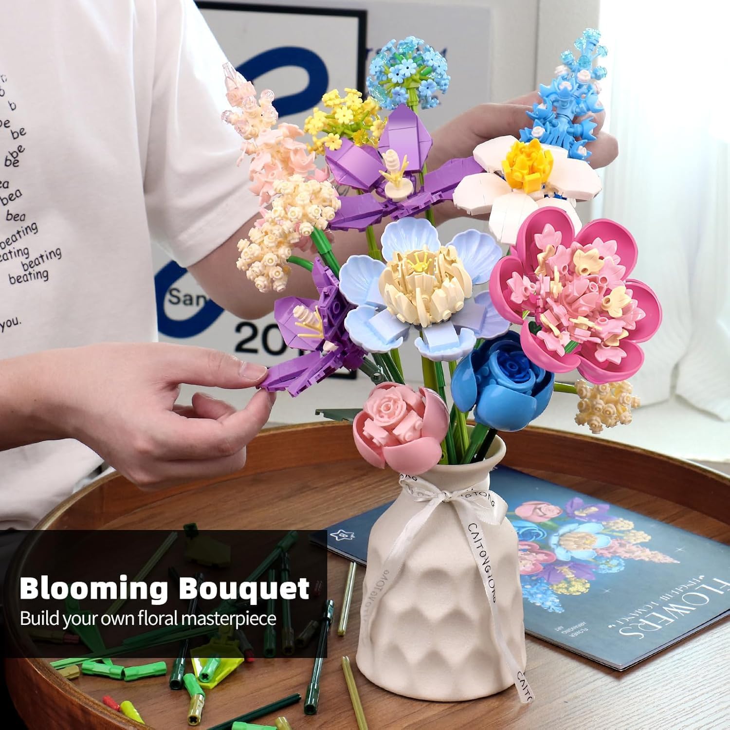 Thumbnail 3 de Bouquet Building Set 880 PCS Botanical Collection