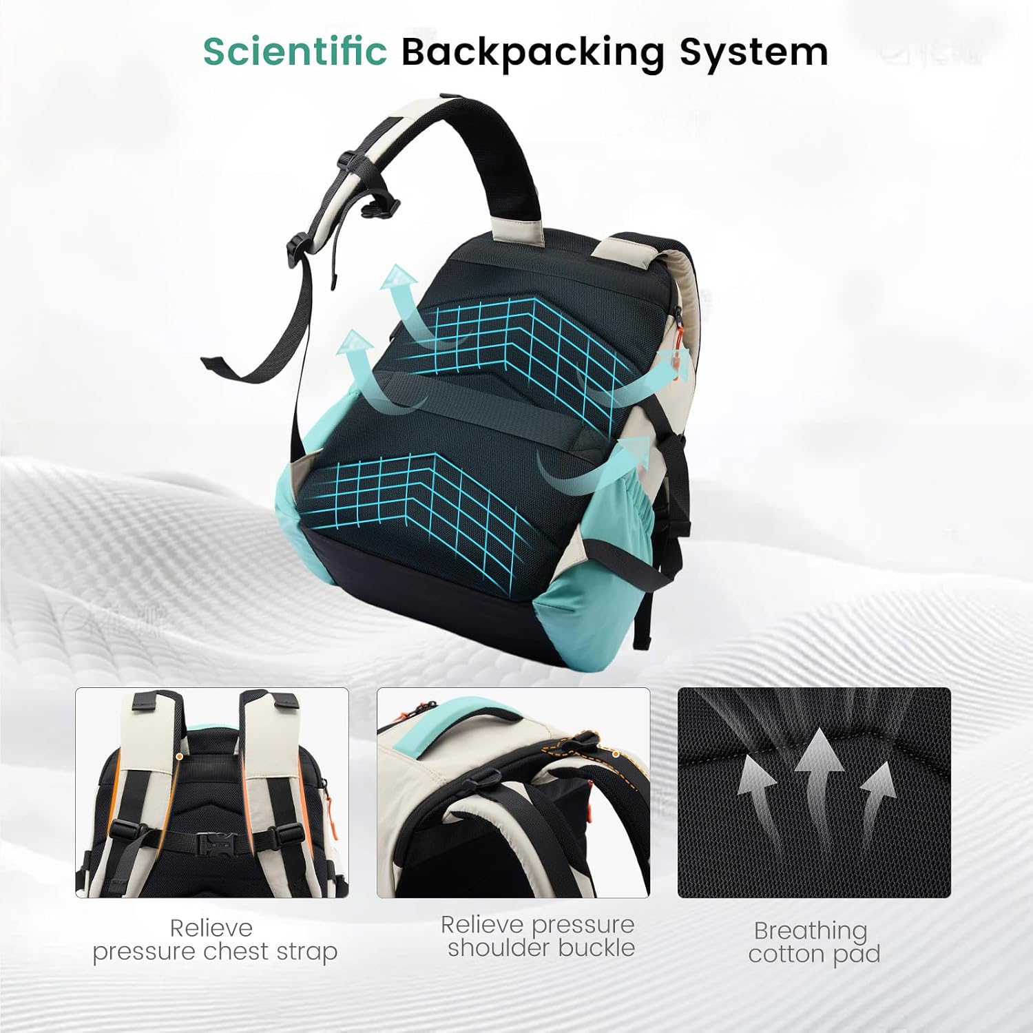 Detalle de LOVEVOOK Laptop Backpack 17.3-Inch