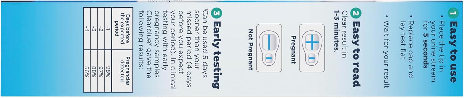 Thumbnail 2 de Clearblue Rapid Detection Pregnancy Test, Home Pregnancy Kit (2 Count)