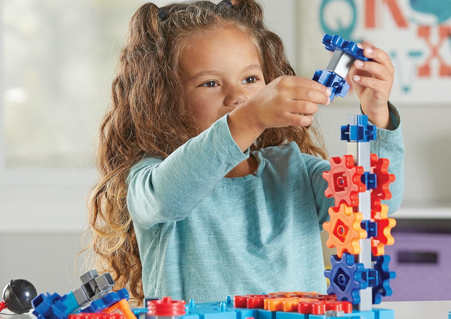 Thumbnail 6 de Learning Resources LER9462 STEM-bouwset met 40 bouwstukken en 10 kaarten