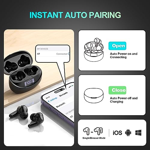 Thumbnail 3 de Cervanta Wireless Earbuds with LED Display: Hi-Fi Sound in a Lightweight, Sweat-Resistant Pack