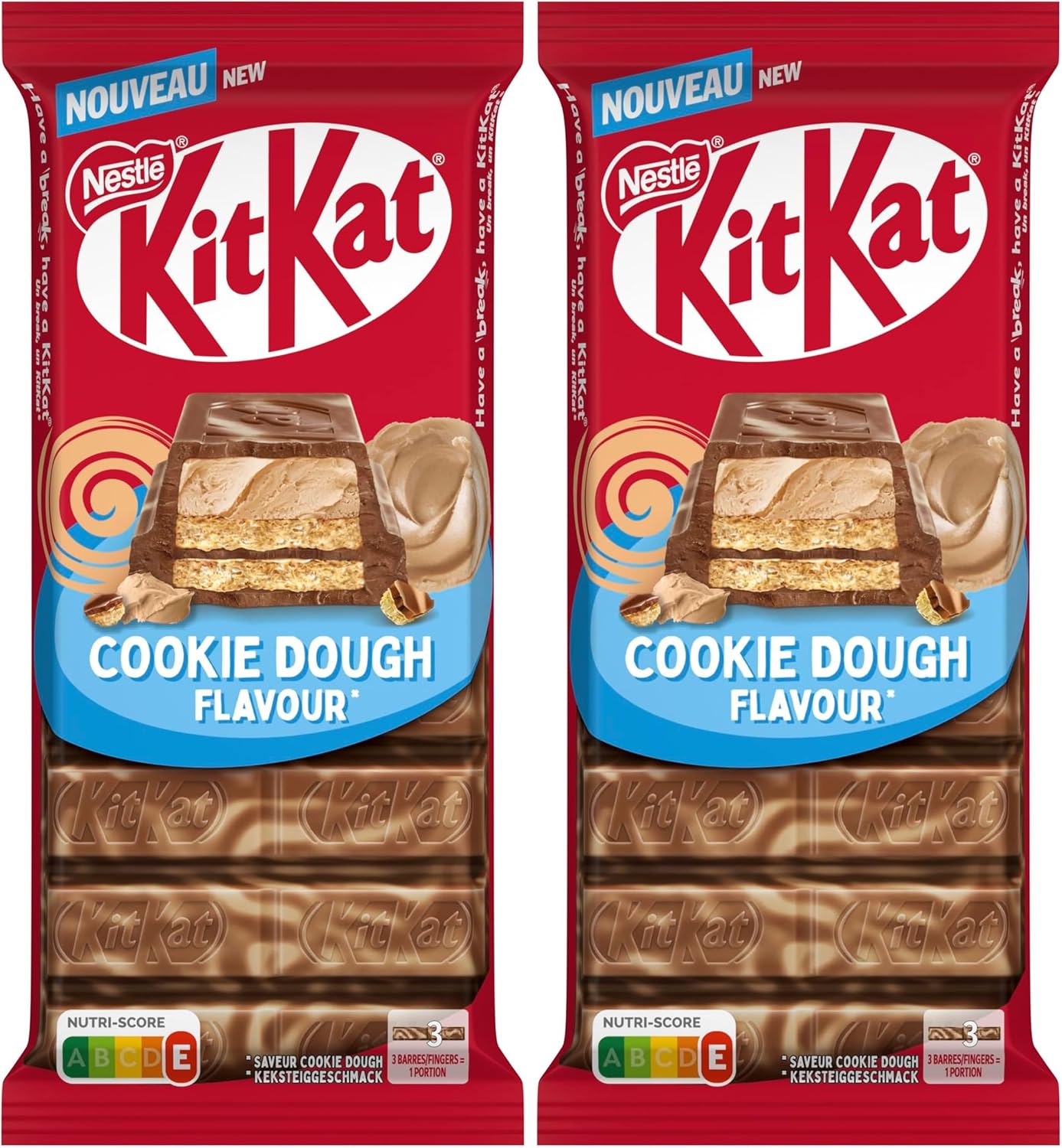 Thumbnail 4 de KitKat Tablette Cookie Dough - Lot de 4 (99 g) : une pause gourmande à partager