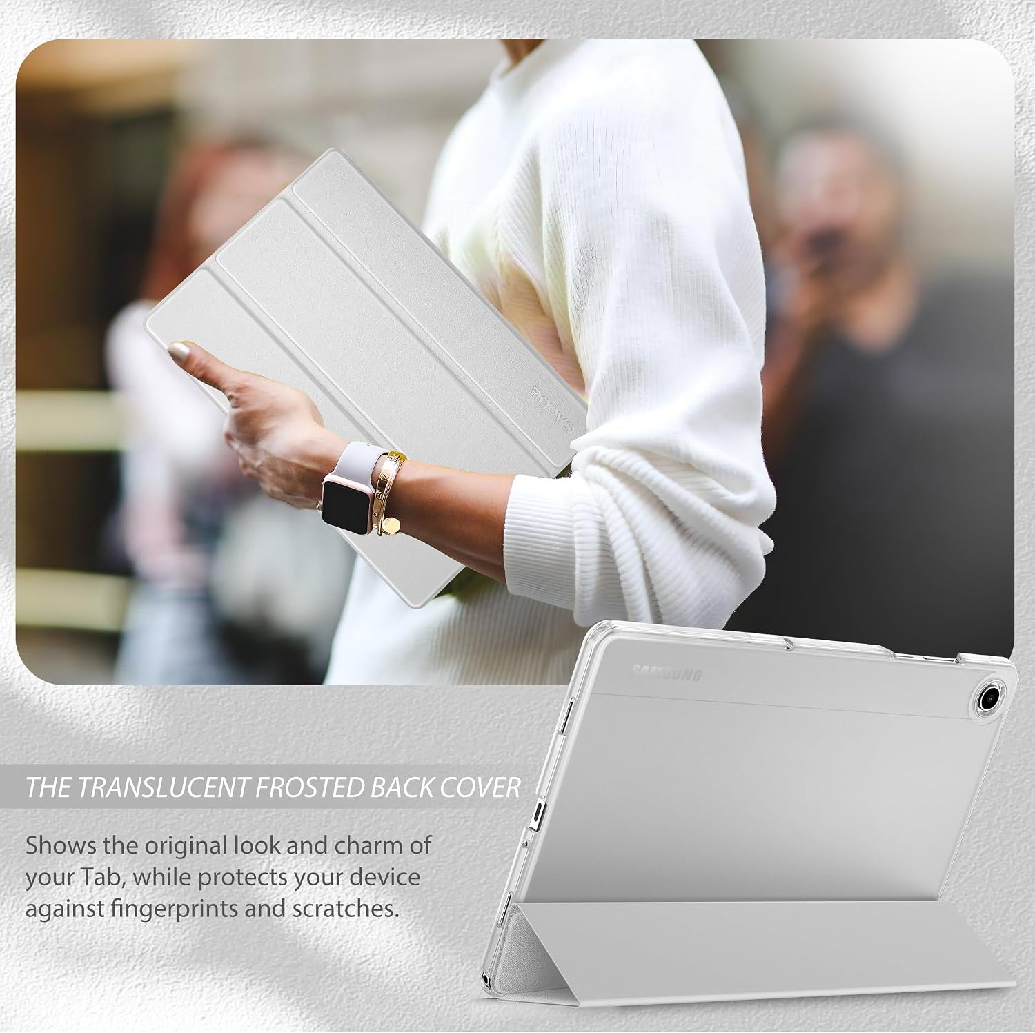 Detalle 2 de CACOE Galaxy Tab A11 cover argento