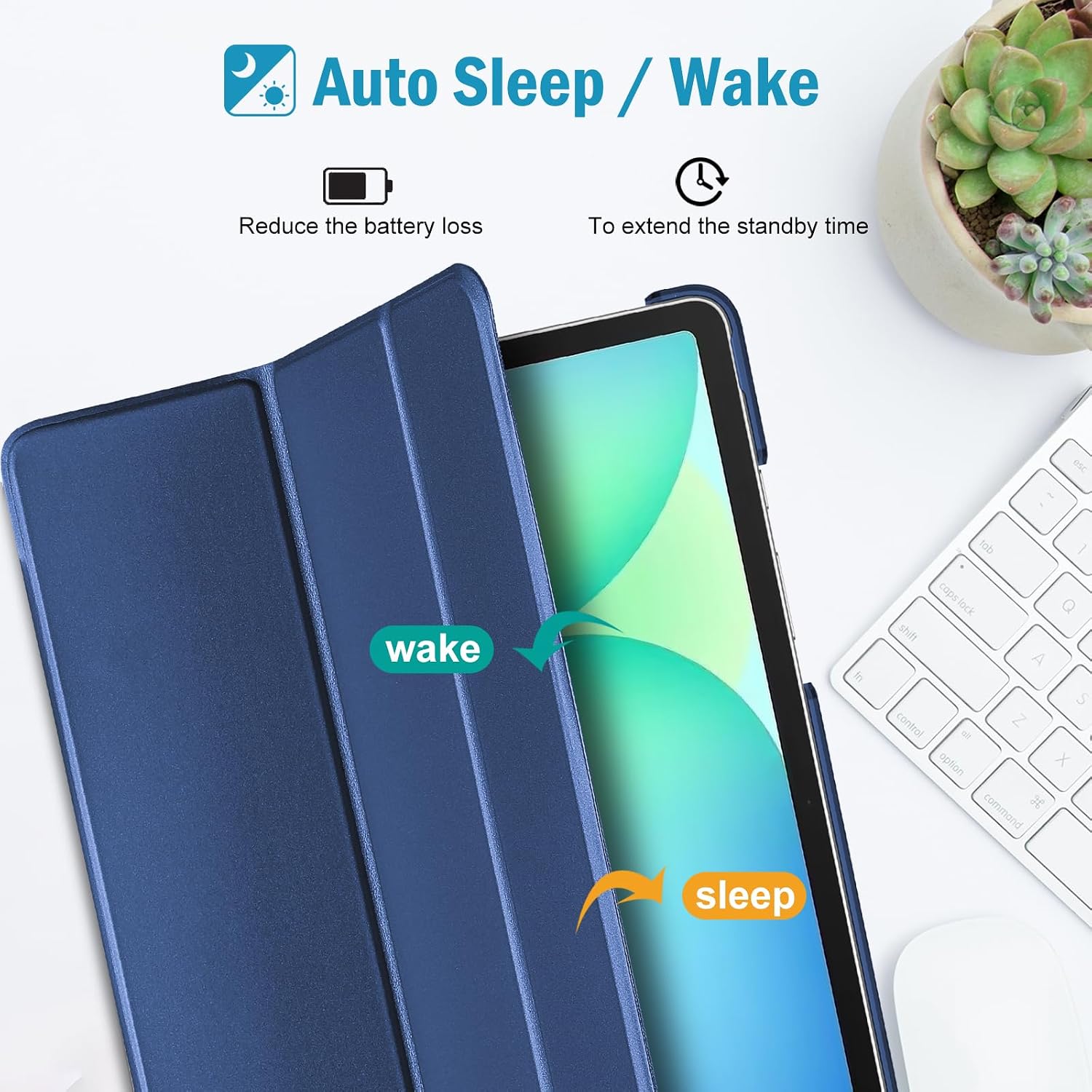 Thumbnail 5 de ProCase Smart Case for Galaxy Tab S10 Lite 10.9"
