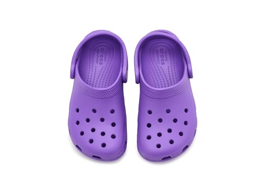 Detalle de Crocs Zuecos Clásicos Unisex para Niños Purple, 4 UK Child