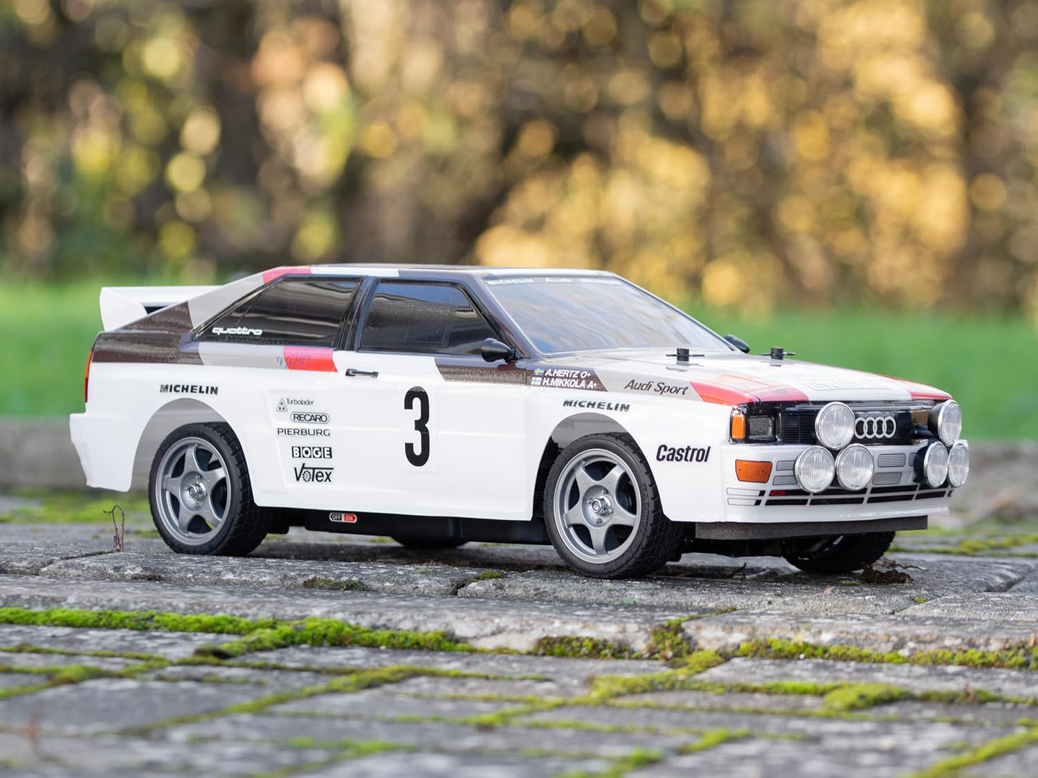 Detalle 2 de Tamiya 300058667 Audi Quattro Rally A2 1:10