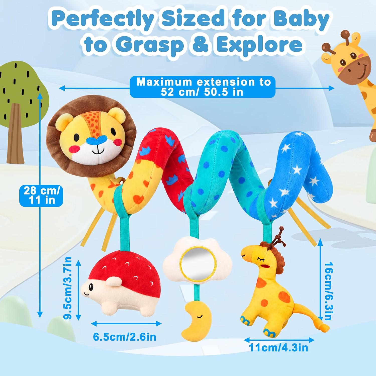 Thumbnail 1 de URMYWO Car Seat Toys for Babies 0-6 Months