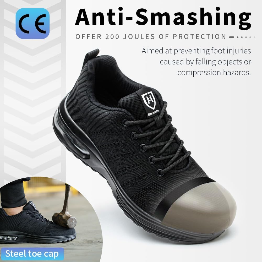 Detalle 2 de Nasogetch Safety Trainers with Steel Toe 200J