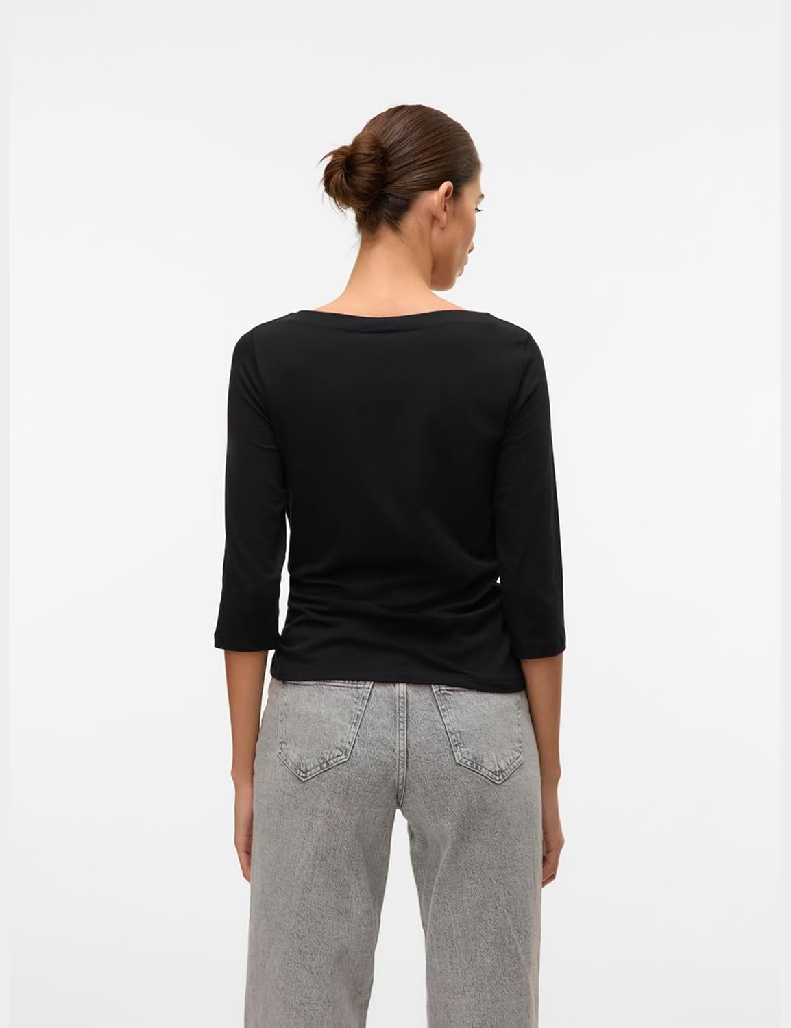 Thumbnail 2 de Maglietta elasticizzata VERO MODA da donna con manica 3/4 e scollo a barca