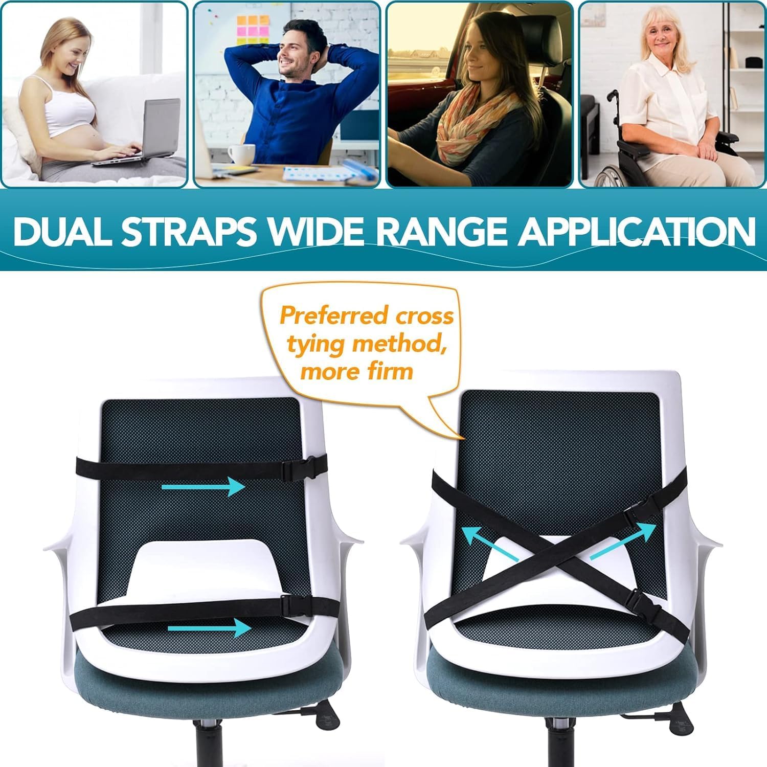 Thumbnail 6 de QUTOOL Lumbar Support Pillow 1 for Office Chair 💺