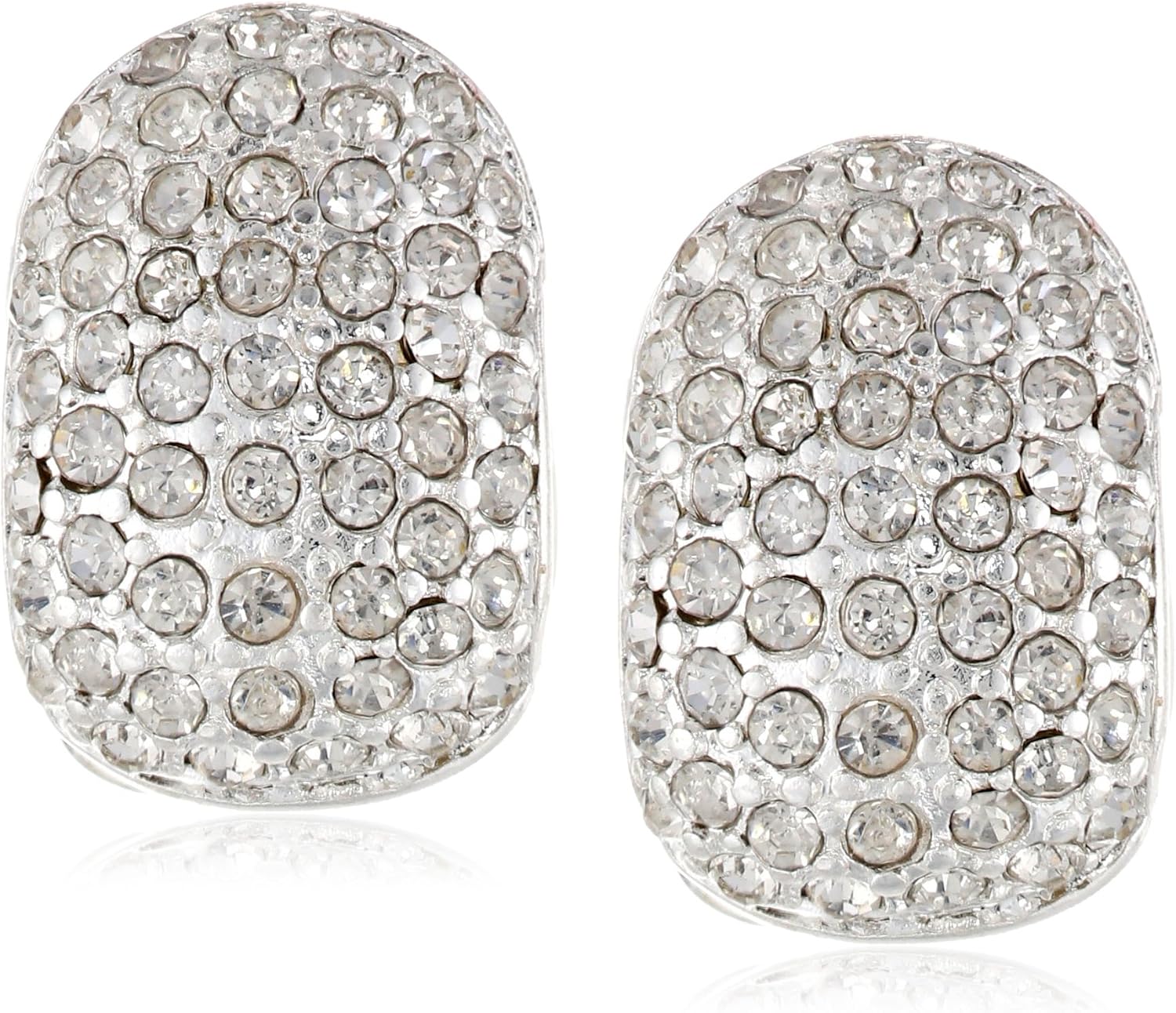 Detalle de Anne Klein Crystal Hoop Earrings