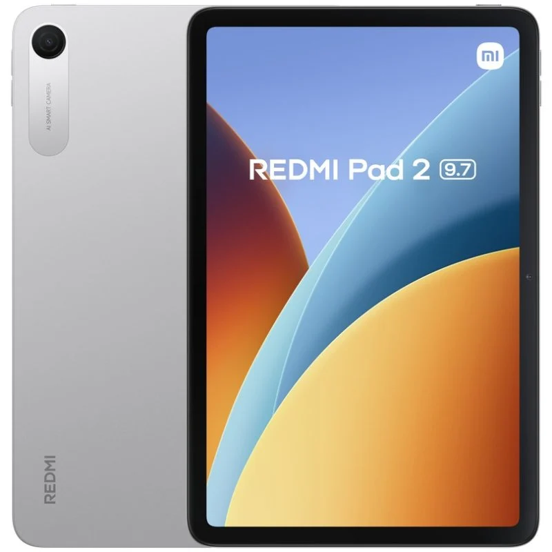 Detalle de Xiaomi Redmi Pad 2 WiFi 9,7" 4GB/64GB Plata: una tablet compacta para multimedia y productividad básica