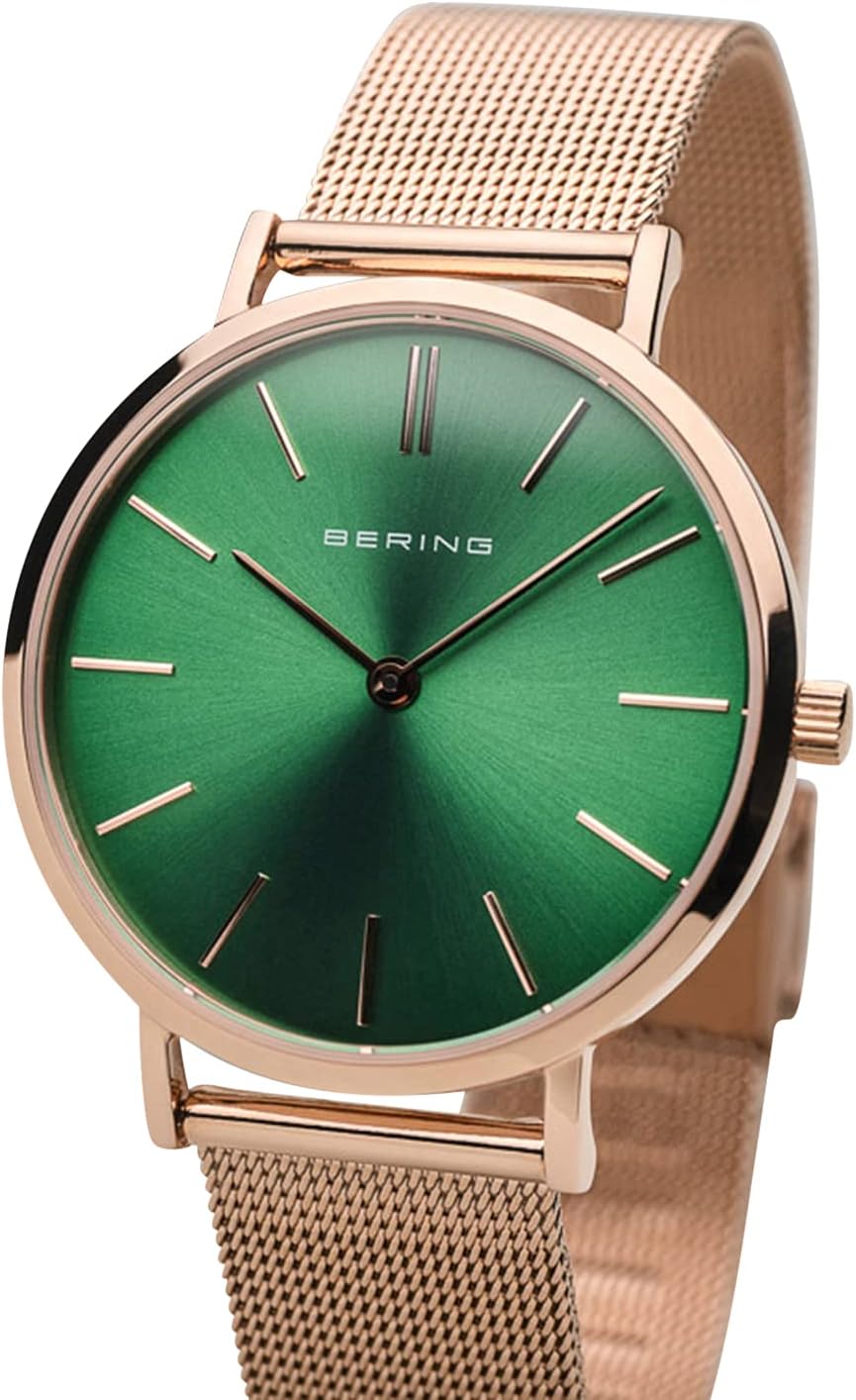 Thumbnail 1 de BERING 14134-010 Orologio da donna: eleganza purista in acciaio dorato rosa