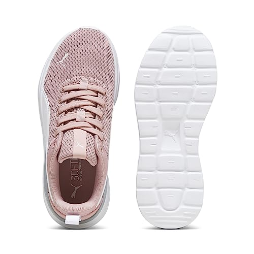 Detalle 2 de PUMA Anzarun Lite Jr: Scarpe da ginnastica leggere per bambini, Peach Smoothie / Puma White