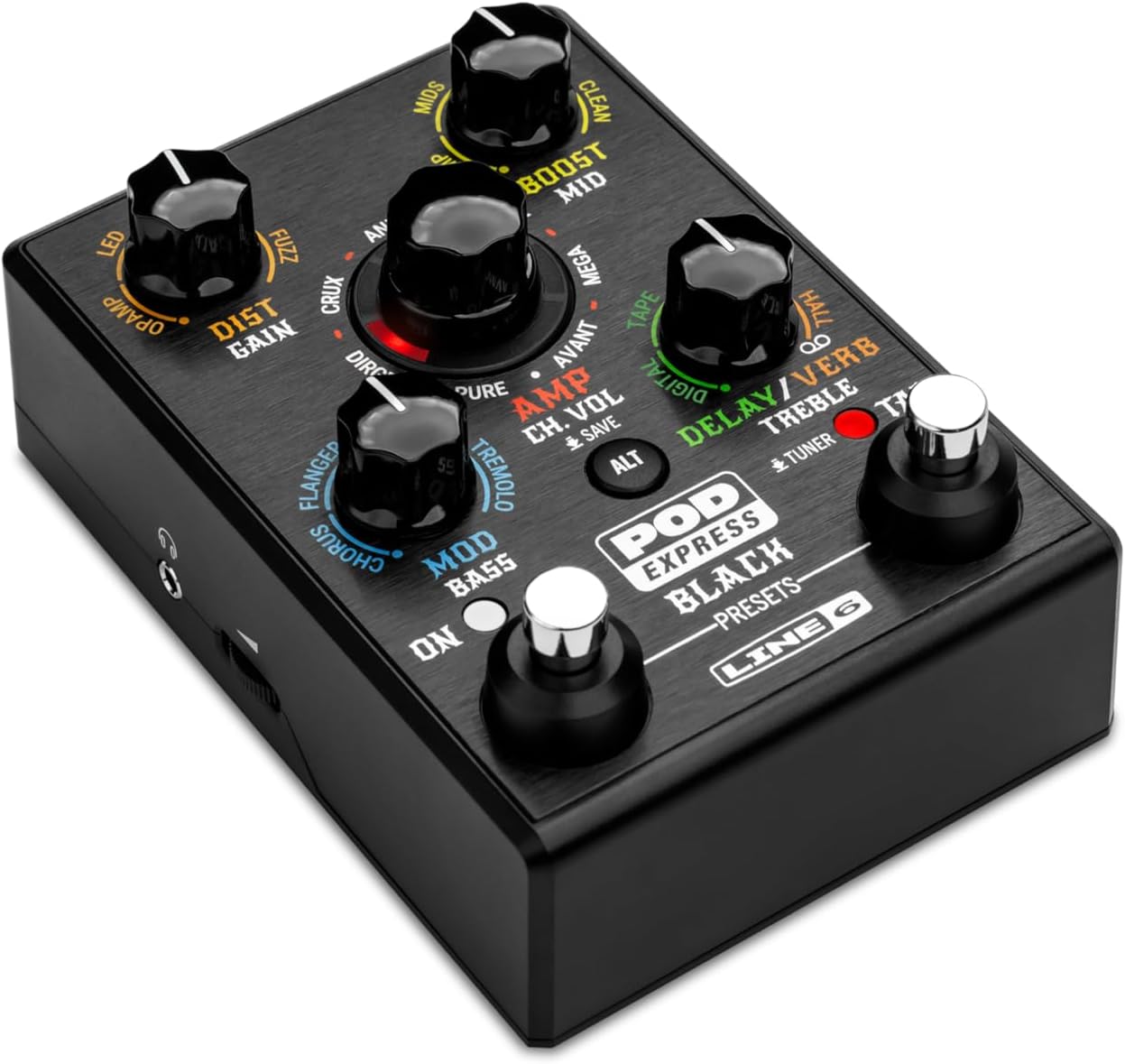 Thumbnail 4 de Line 6 Multi-Effects Guitar Pedal, POD Express Black