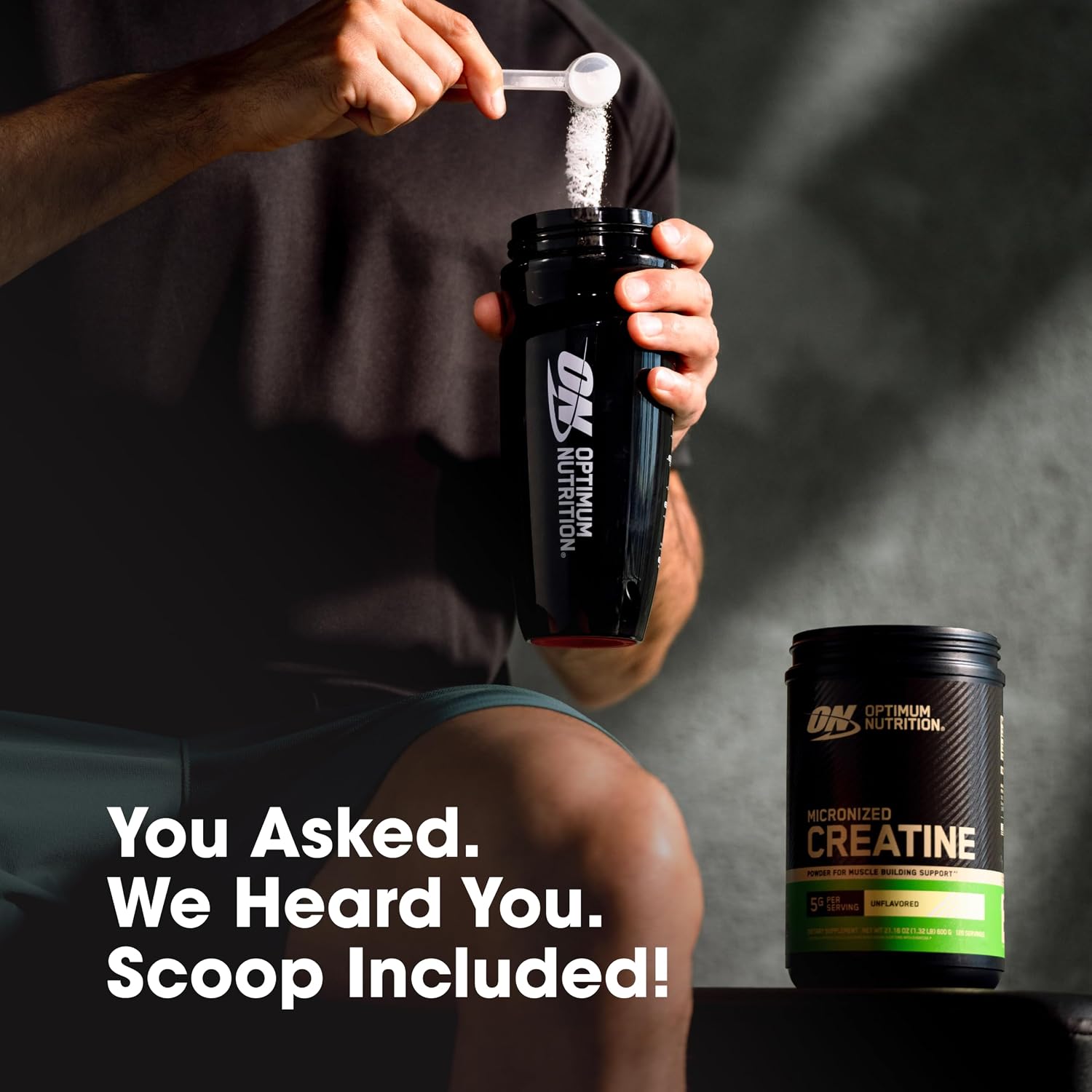 Thumbnail 5 de Optimum Nutrition Creatine Powder (5g per Serving, 60 Servings) – Unflavored Micronized Creatine Monohydrate