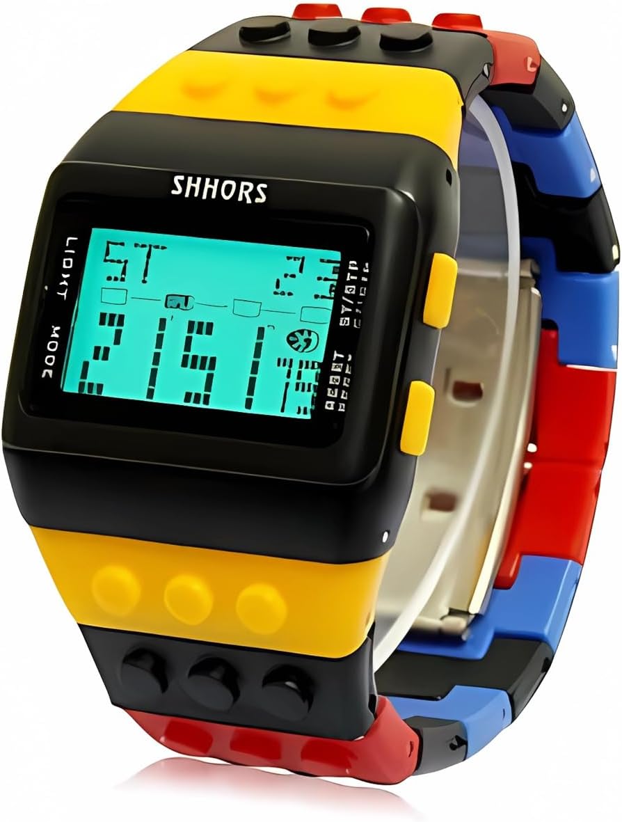 Thumbnail 3 de FENKOO Orologio digitale arcobaleno Rosso