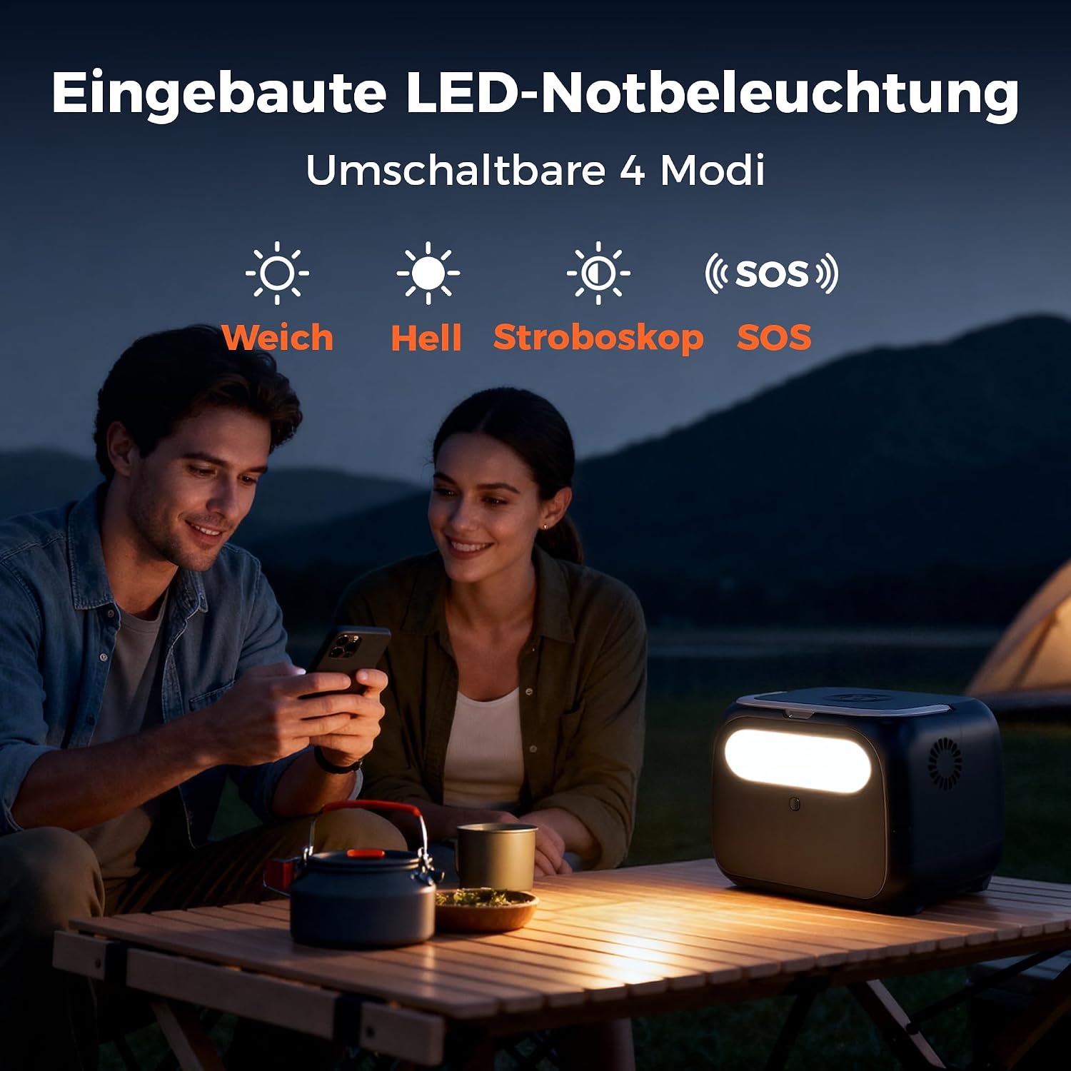 Thumbnail 6 de CTOLITY Power Station portatile da 345 Wh: generatore solare da 500 W per campeggio ed emergenze