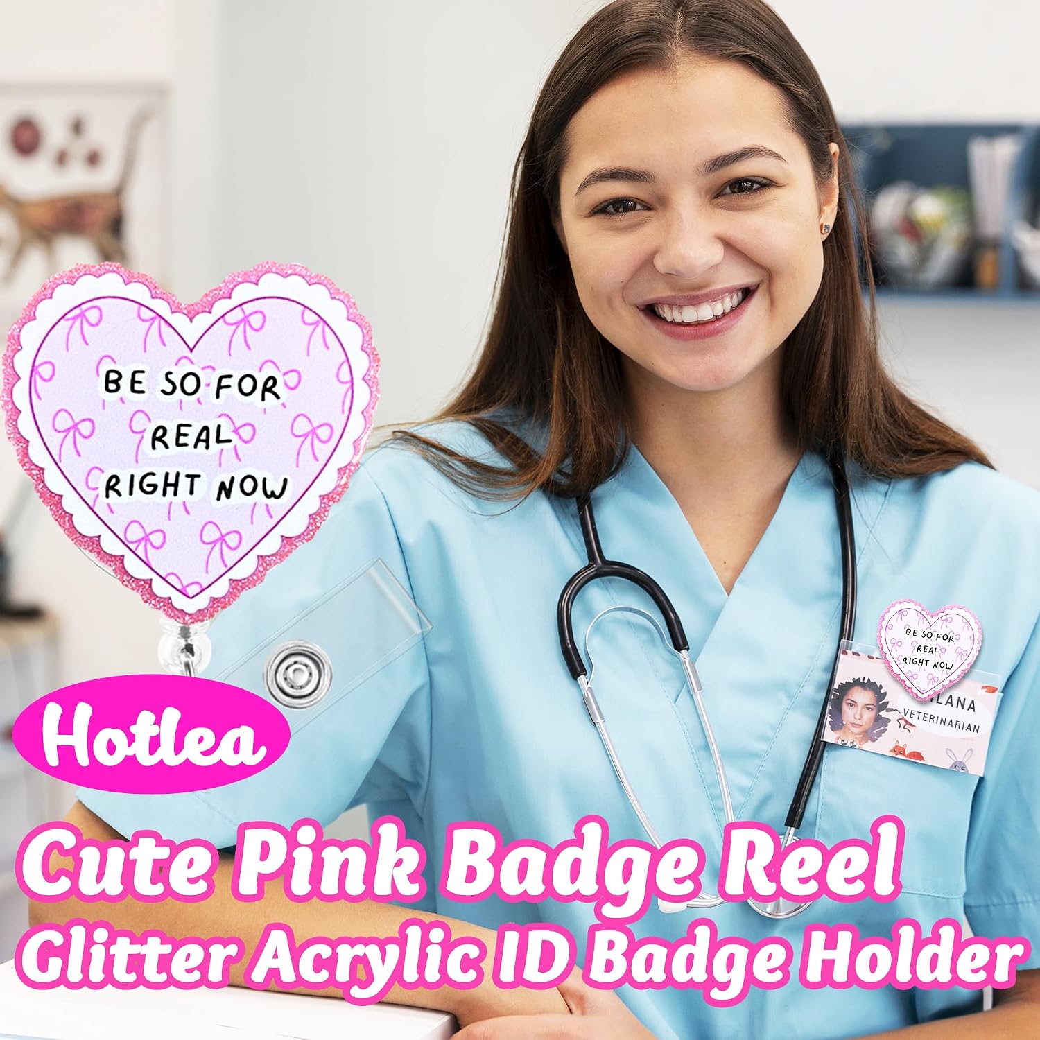 Thumbnail 4 de Retractable Badge Reels, 24-Piece Set