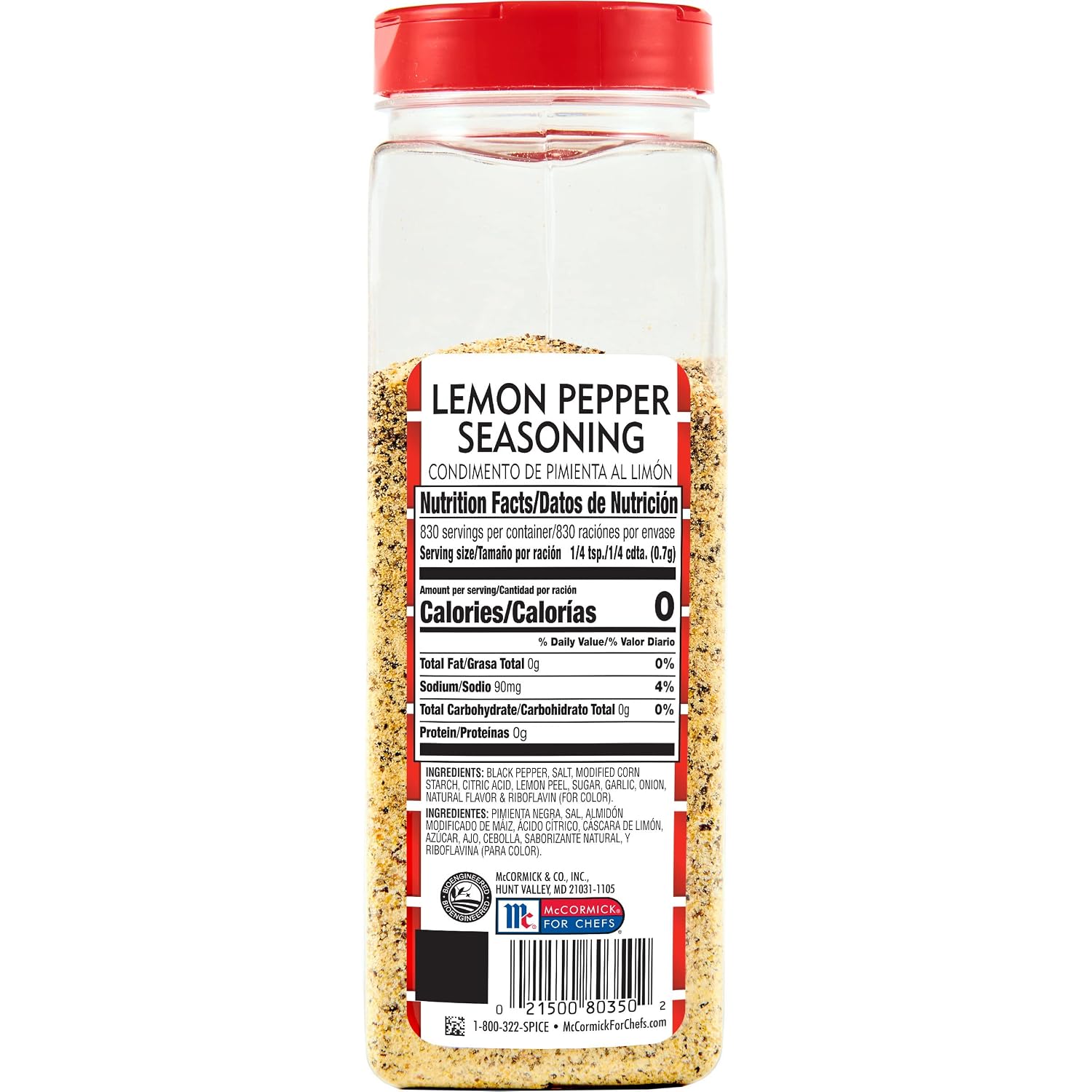 Detalle de Lawry's Lemon Pepper Seasoning, 20.5 oz, Pack of 6