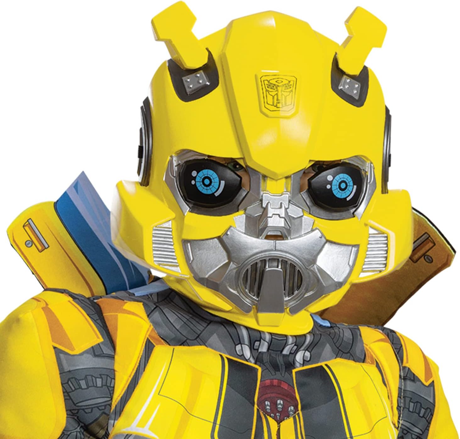 Detalle de Disguise T7 Bumblebee Kids Costume with Padded Jumpsuit, Door Wings and Mask