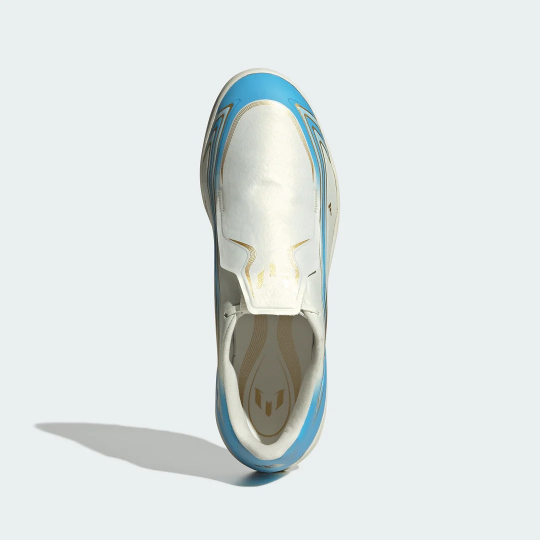 Detalle de Adidas F50 MESSI LEAGUE moqueta: zapatilla de fútbol para superficies indoor