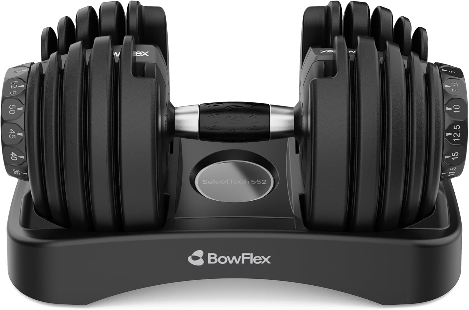 Detalle de BowFlex BFW0023-OS Results Series SelectTech 552 Adjustable Dumbbell, 5–52.5 lb