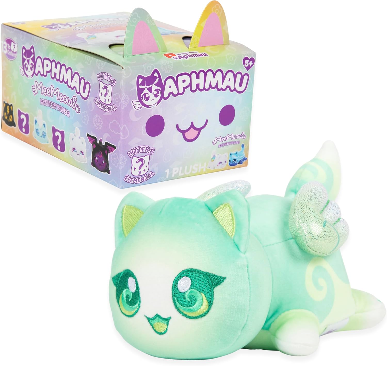 Thumbnail 3 de Aphmau MeeMeow Mystery Plüschtier (Serie 8) – 15,2 cm Minecraft-YouTube-K Blindbox