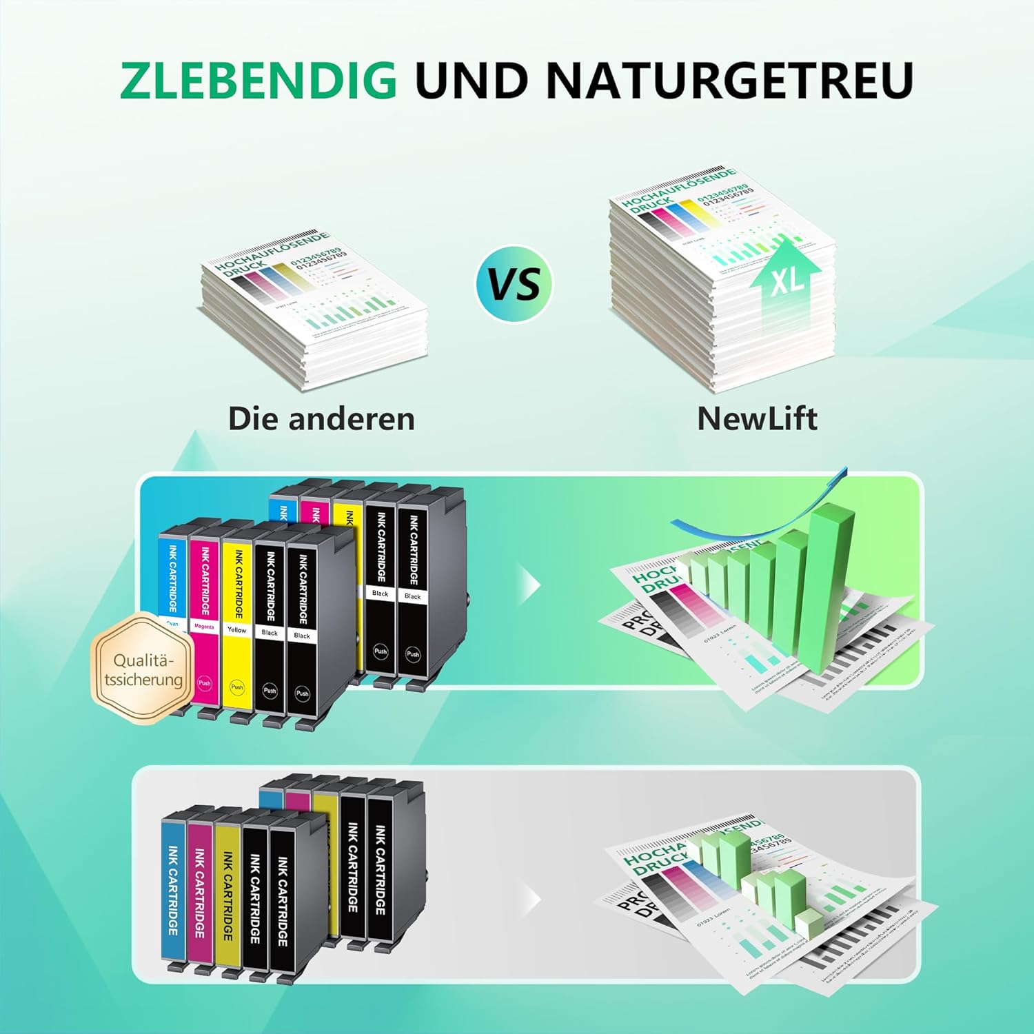 Thumbnail 4 de NewLift 603XL Druckerpatronen 10er-Pack 🖨