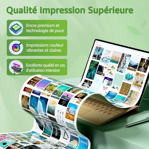 Detalle de GREENSKY PG-575XL CL-576XL, cartouches d’encre compatibles noir et couleur