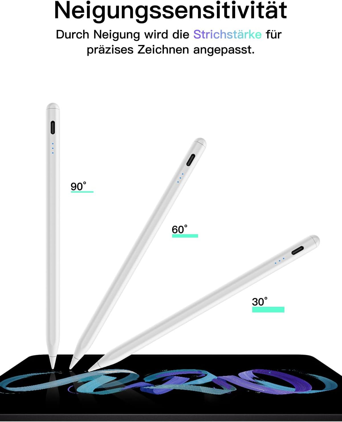 Thumbnail 5 de KEEPRO Stift für iPad, 10 Stunden Laufzeit