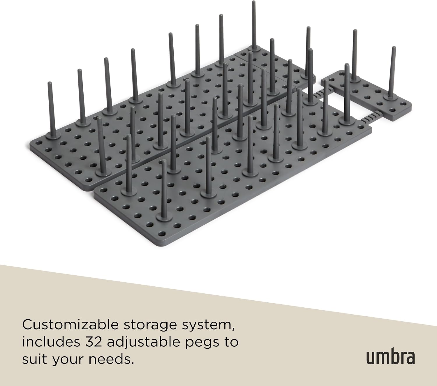 Thumbnail 6 de Umbra Peggy 1004318-149 ladeorganizer, verstelbaar, set van 2