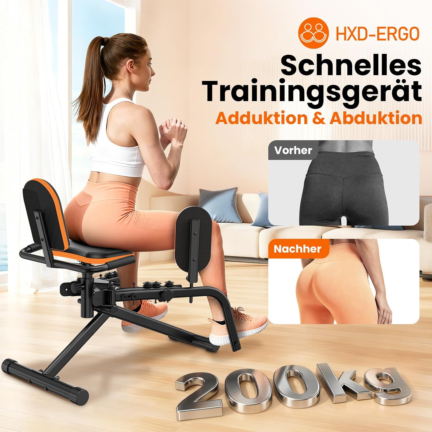 Thumbnail 1 de HXD-ERGO 6 Widerstandsstufen Hip Abductor Machine