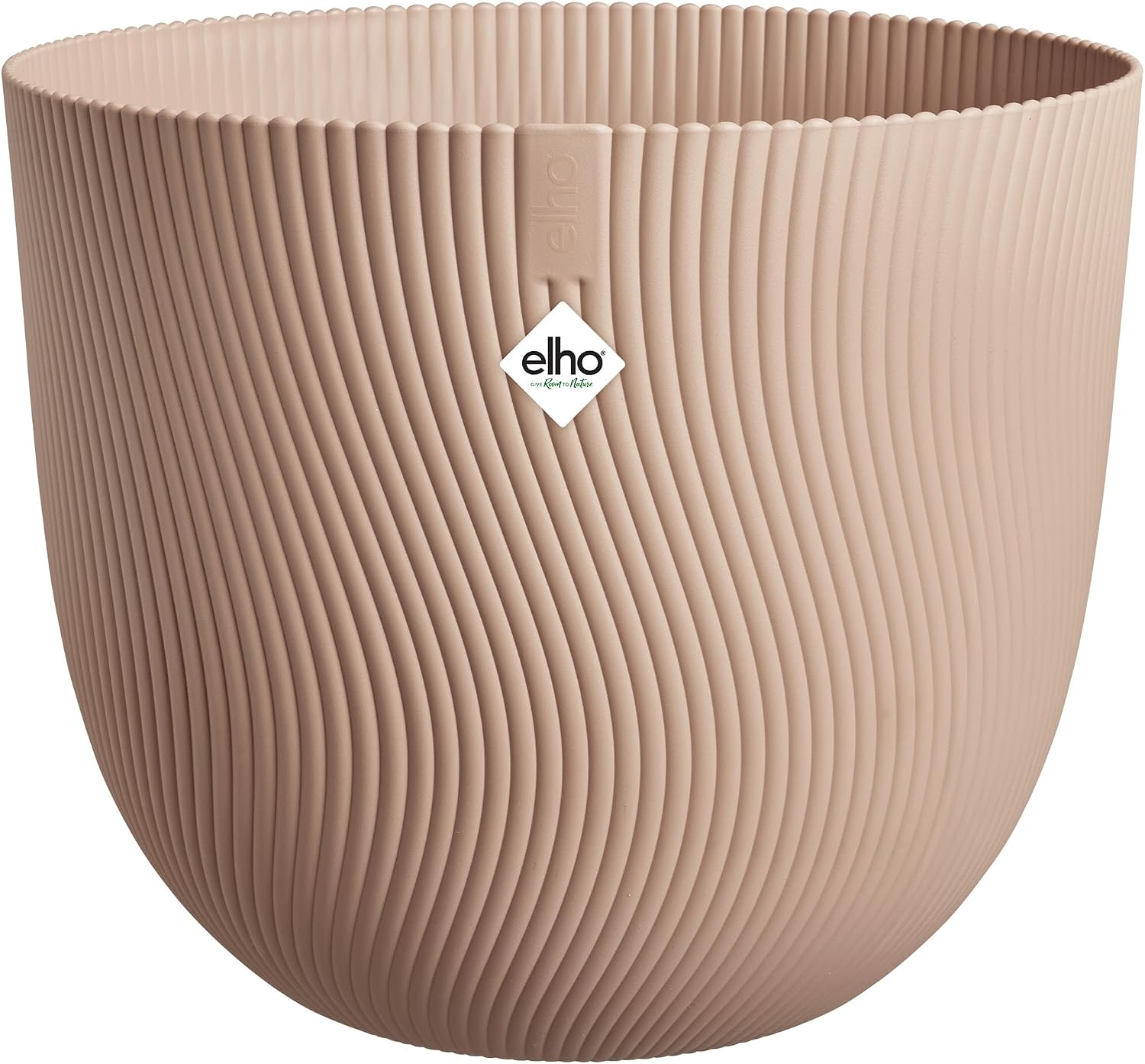 Detalle de Elho Sereh Round 60cm – Vaso per piante in plastica riciclata al 100%