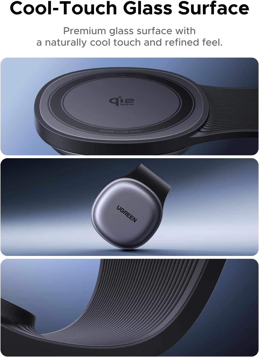 Thumbnail 5 de UGREEN W759 MagFlow 25W Qi2 Foldable Magnetic Wireless Charger
