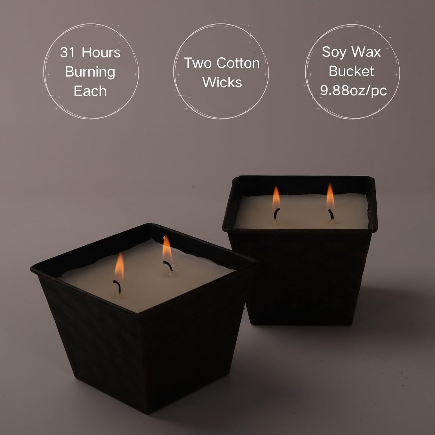 Thumbnail 1 de Lemon Eucalyptus Outdoor Candles 2 pack