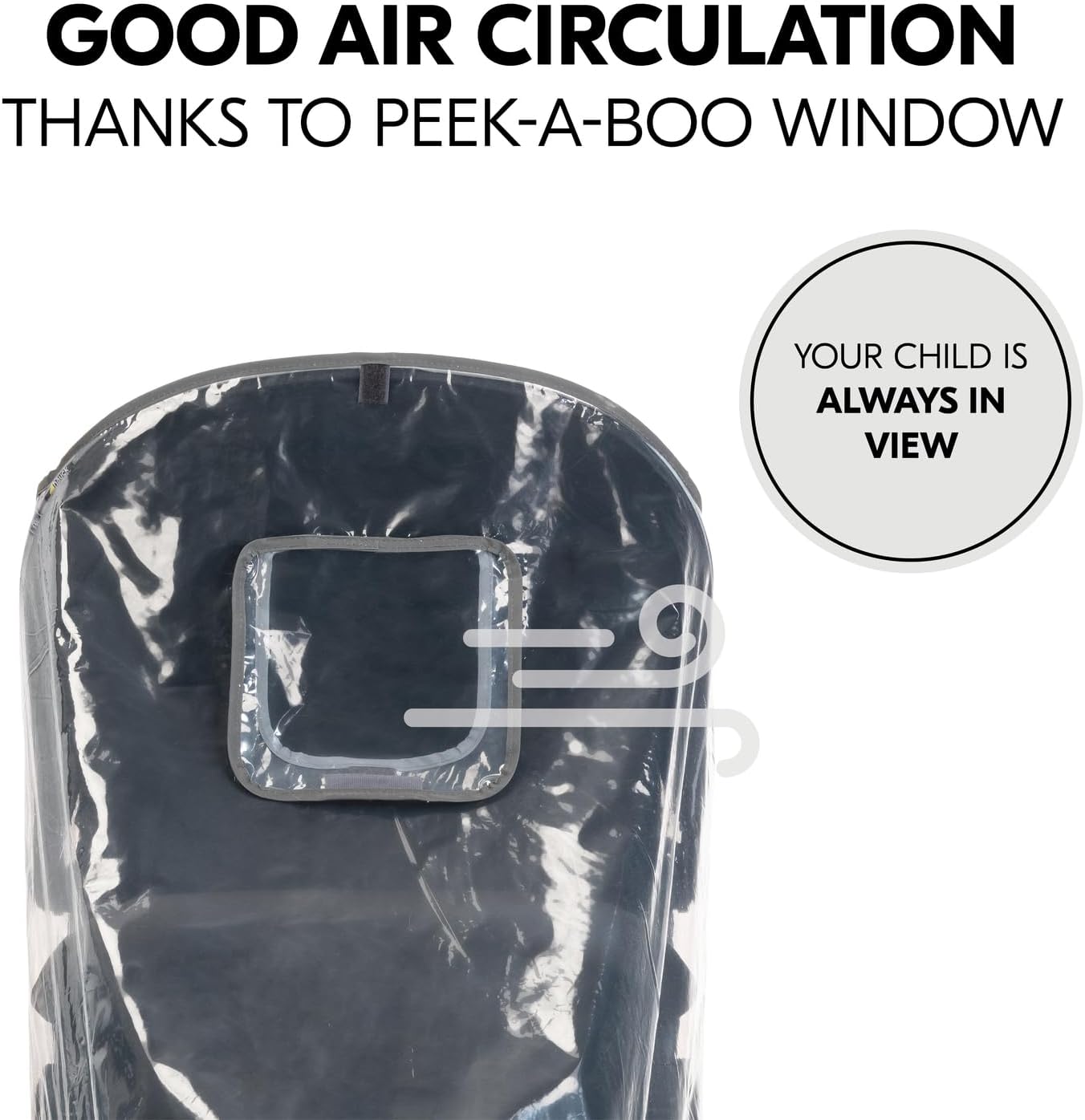 Detalle de Hauck Universal 3 Wheel Raincover for Pushchairs and Prams