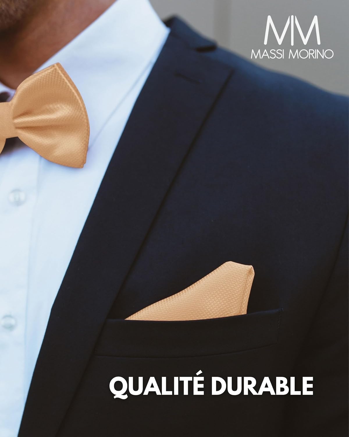 Thumbnail 3 de Massi Morino Nœud papillon avec pochette