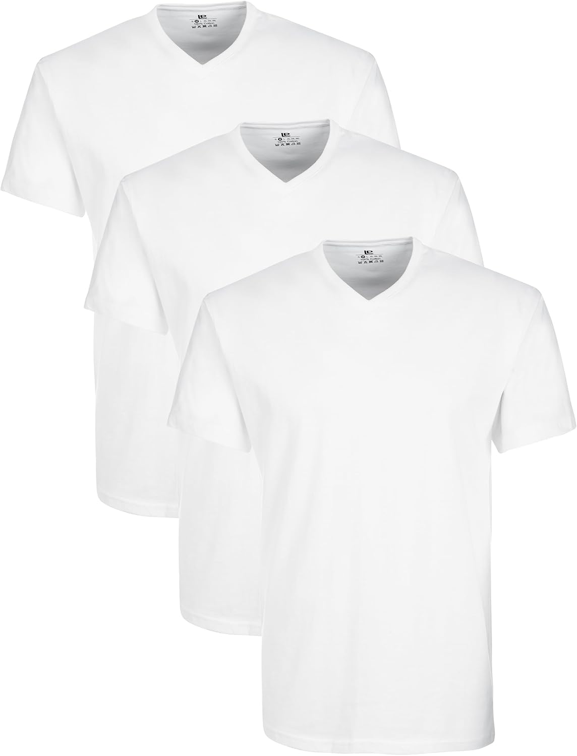Thumbnail 3 de Lower East Basic V-Ausschnitt T-Shirts 10er Pack