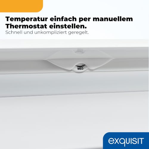 Detalle de Exquisit GS581-040Cweiss Gefrierschrank – 87 L Nutzinhalt, 85,5 cm Höhe