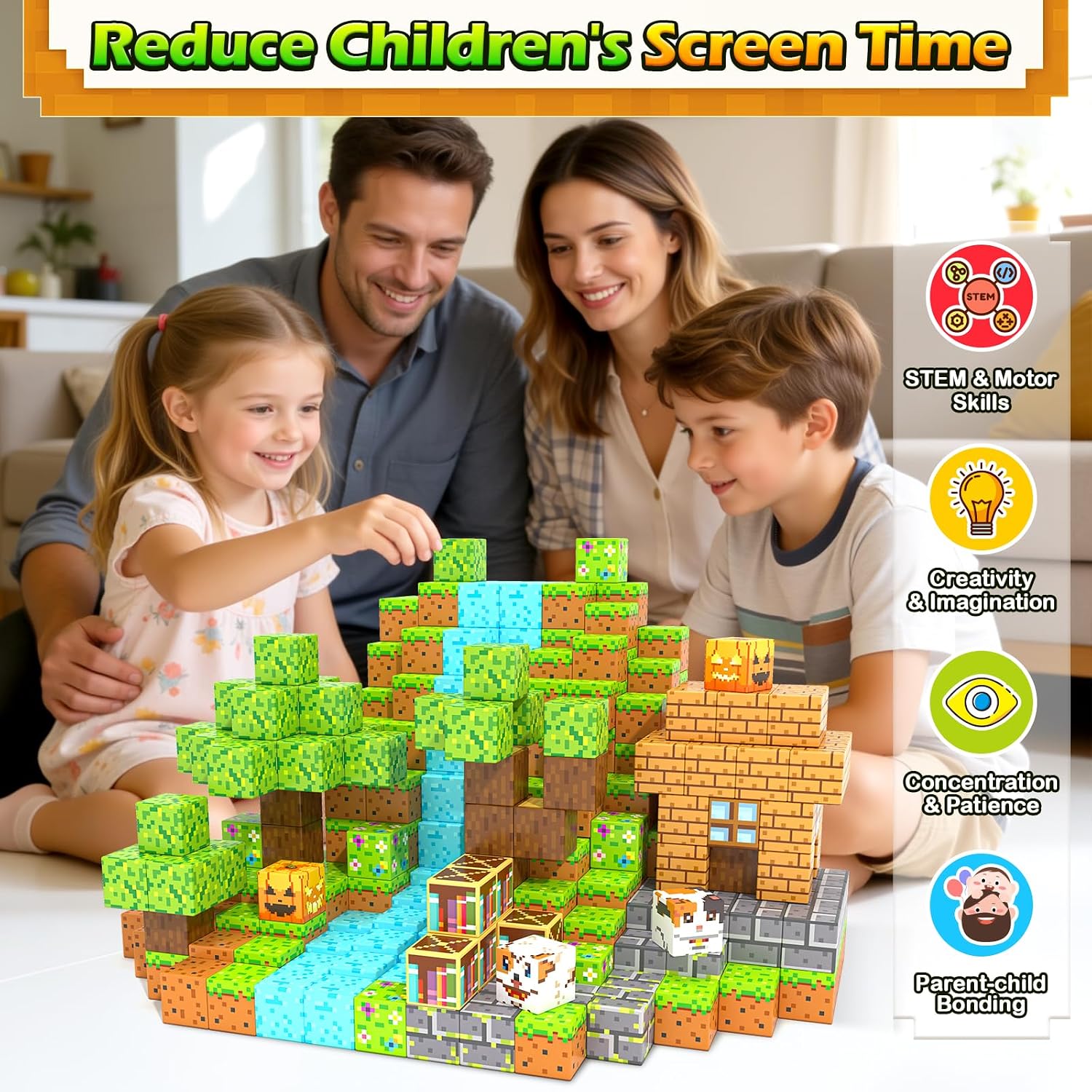 Thumbnail 6 de Norline Magnetic Blocks 100PCS magnetic building set 🧩