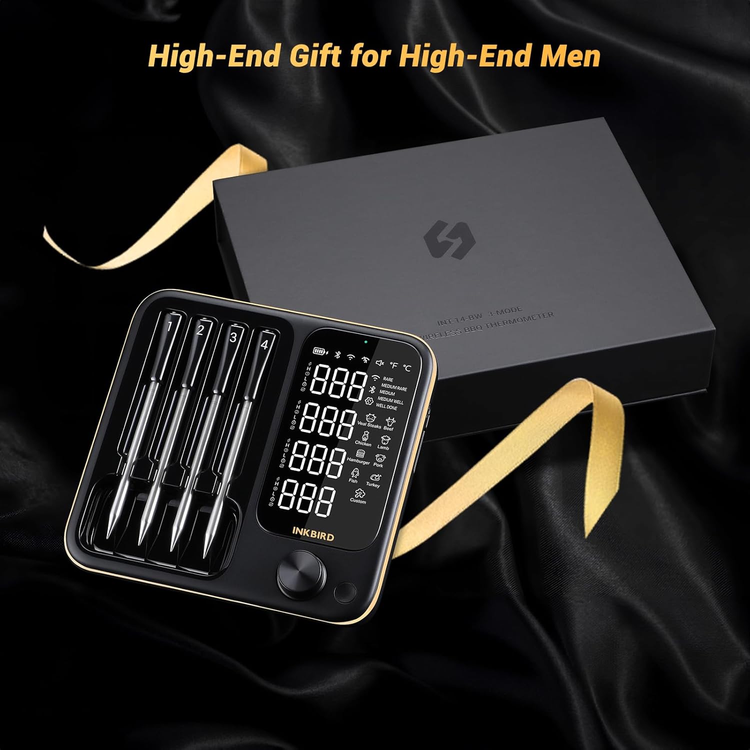 Thumbnail 6 de INKBIRD Wireless Meat Thermometer 4-Probe 🍖