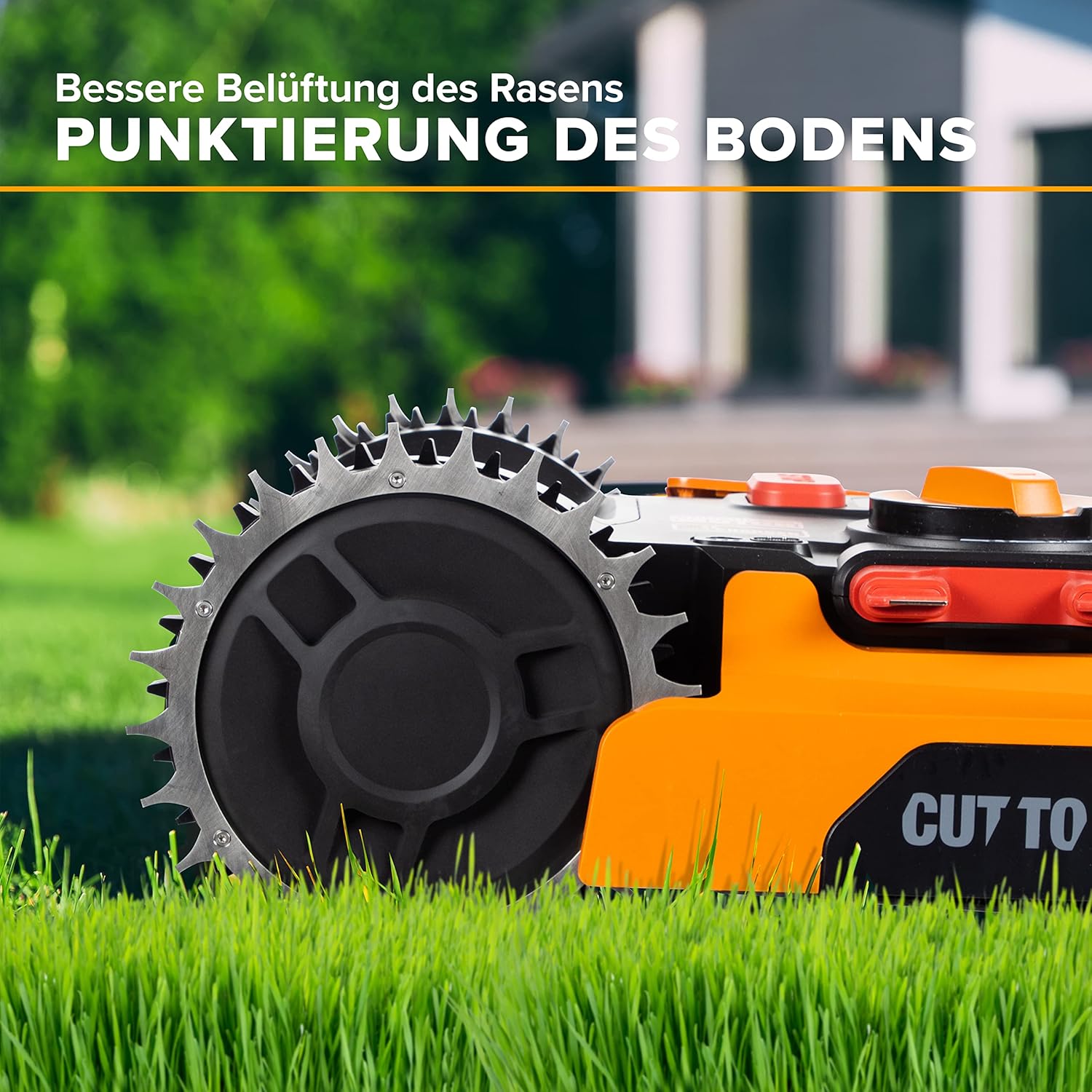 Detalle 2 de ROBO CLAWS Edelstahl Spikes für Worx Landroid S, M und Plus – 2 mm Traktionsspikes inkl. 12 Edelstahlschrauben