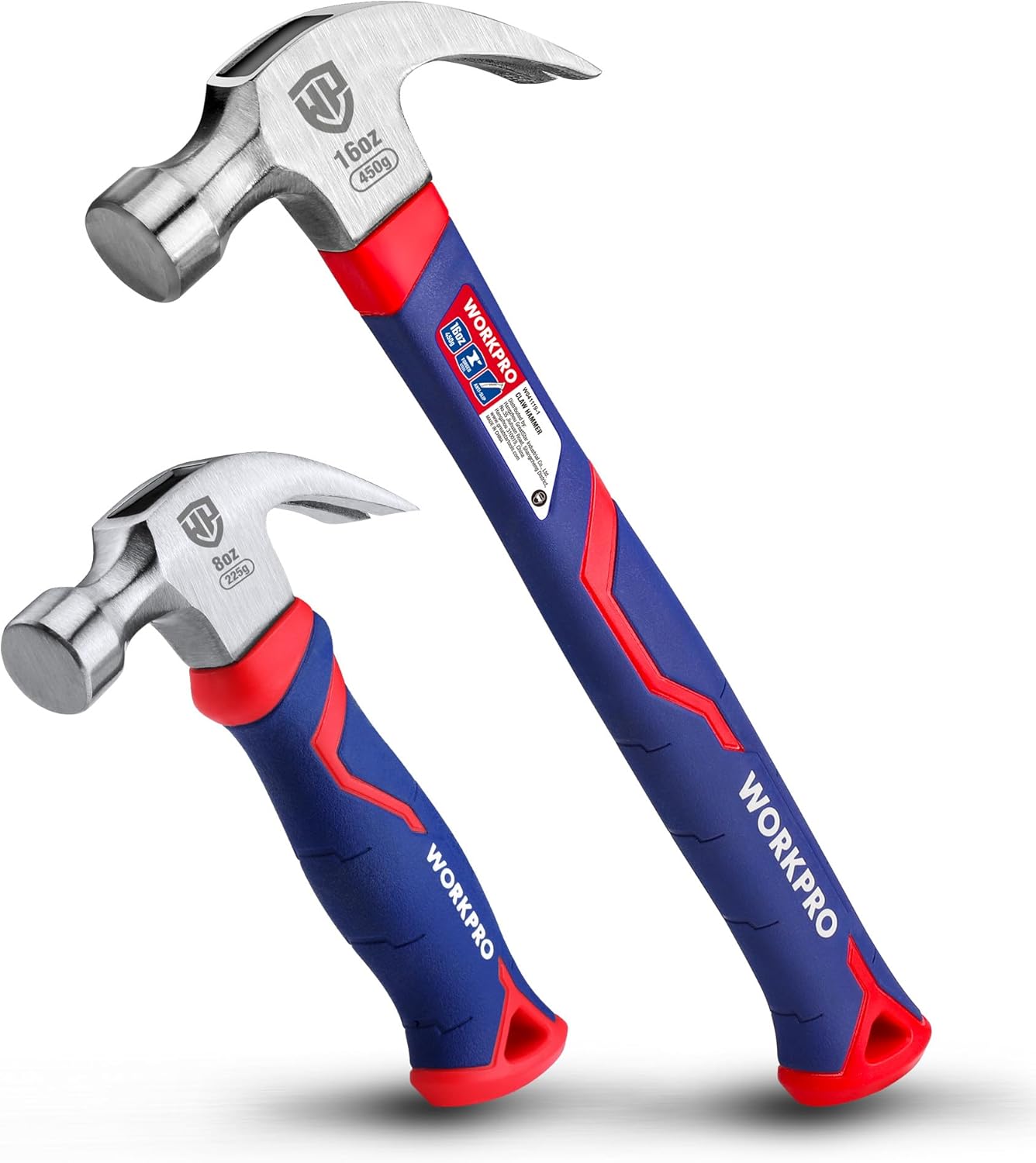WORKPRO Martello carpentiere 2 pezzi 🔨